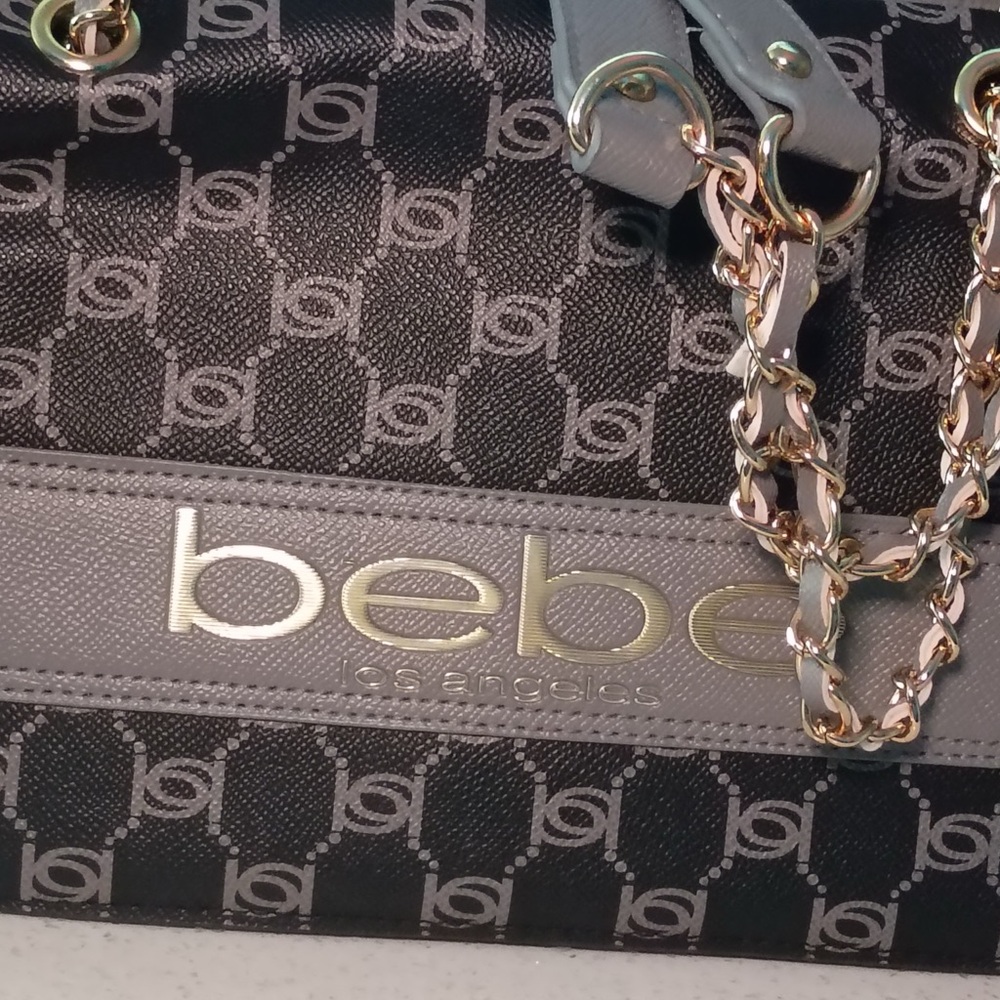 Bebe Signature Patterned Crossbody Bag - Picture 7 of 7